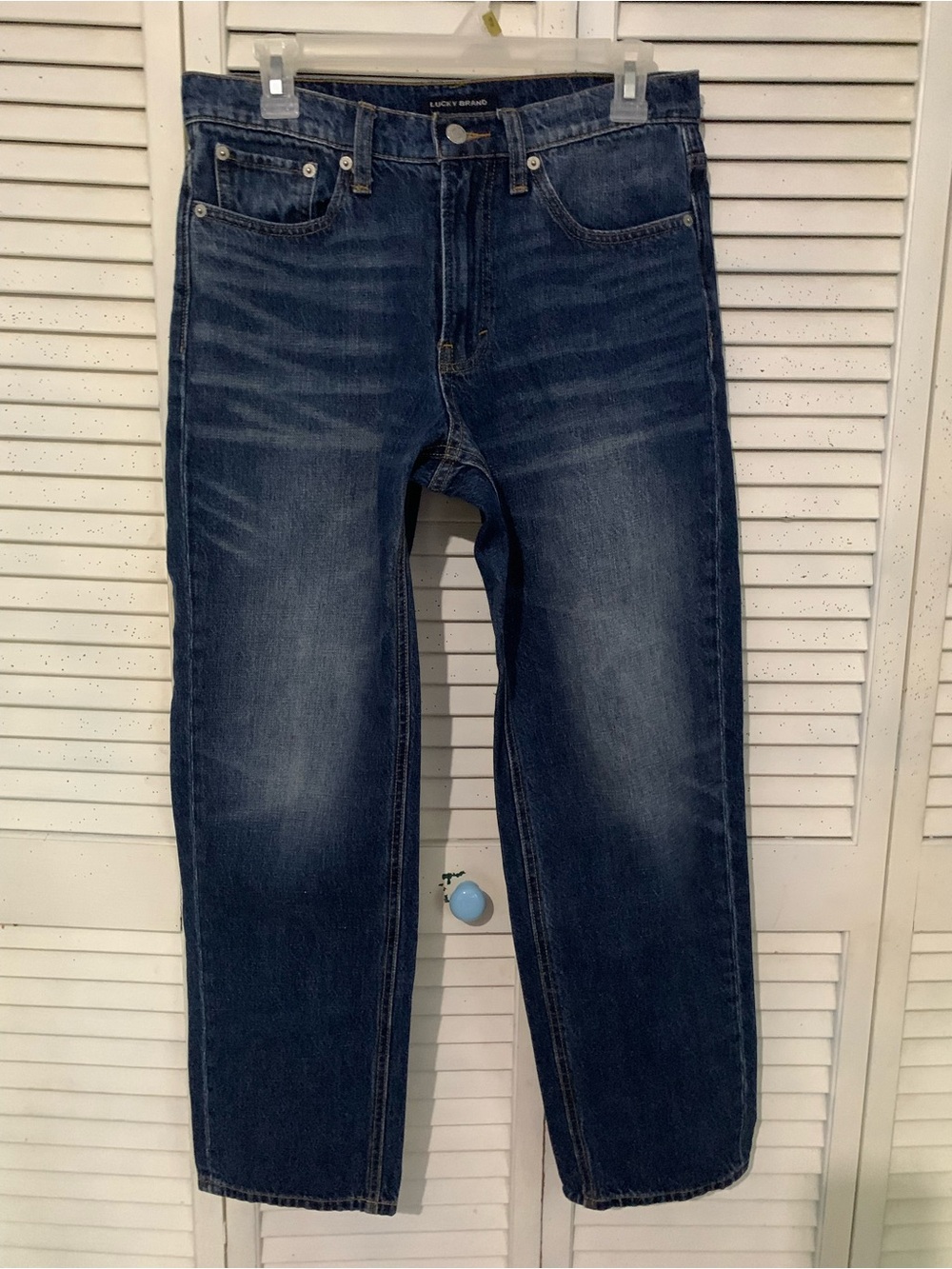 Lucky Brand Mid Rise Boy Straight Jeans 28 x 27